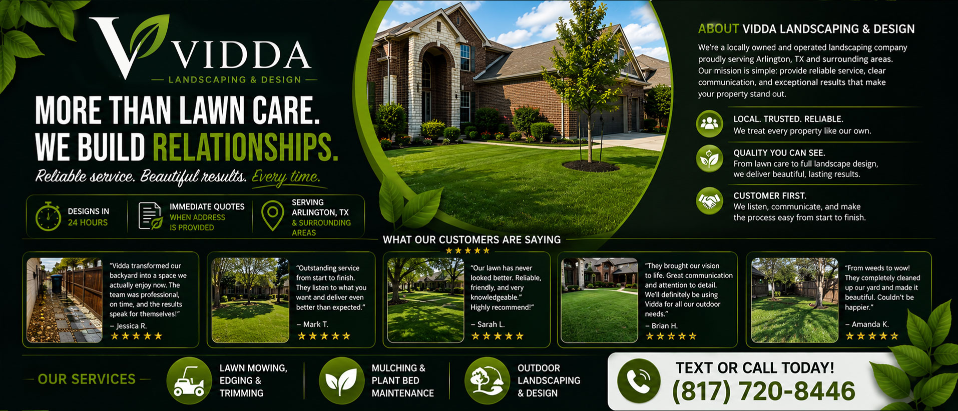 VIDDA Landscaping reliable lawn care